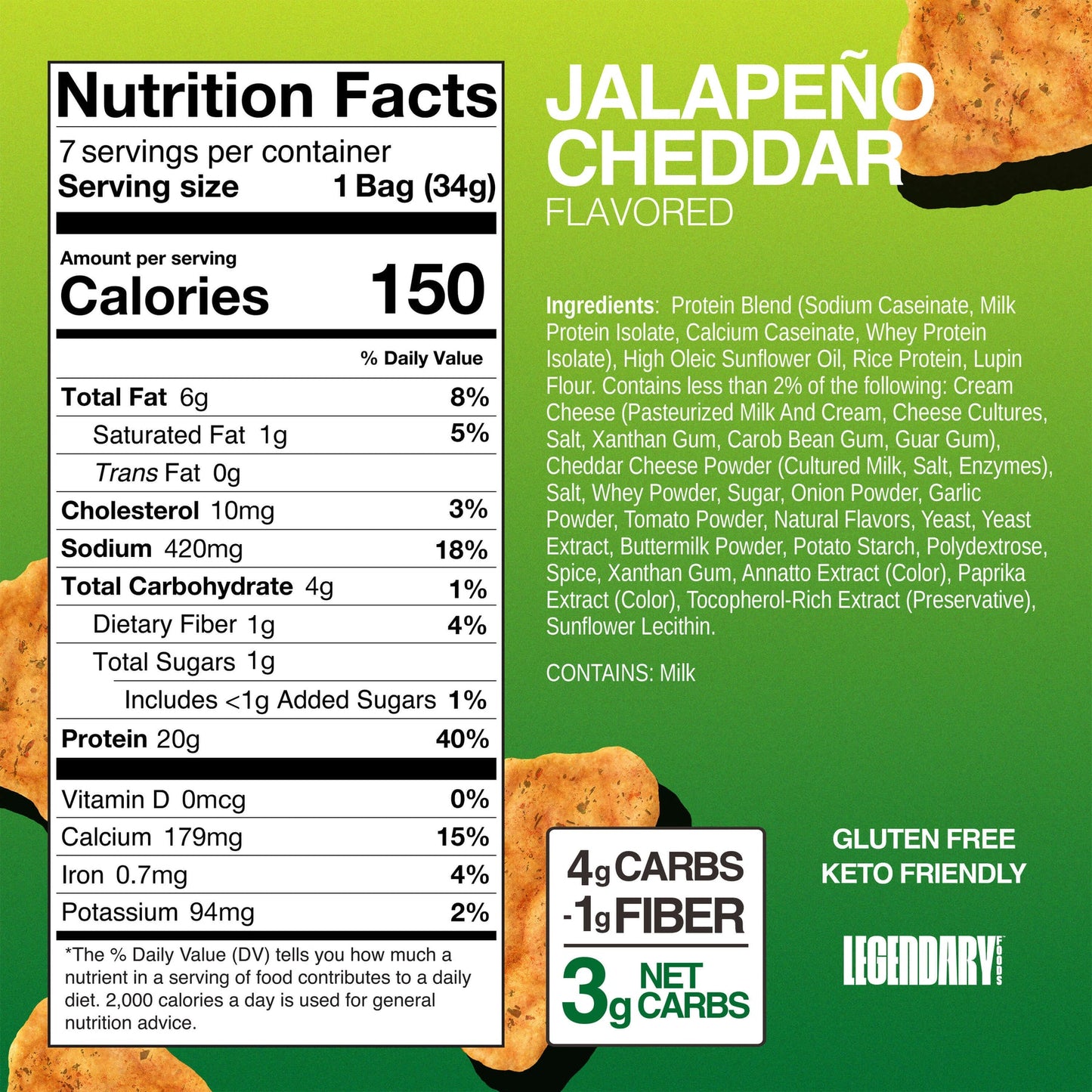Legendary Popped Protein Chips