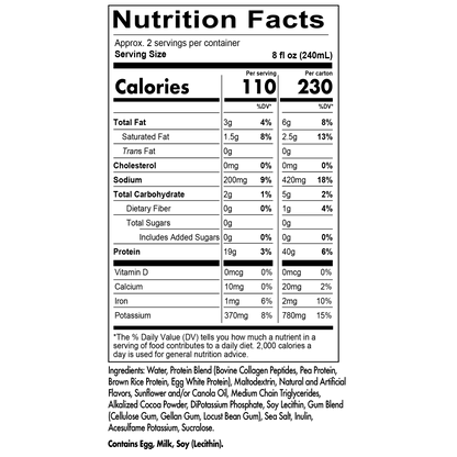 Redcon1 MRE Protein Shake