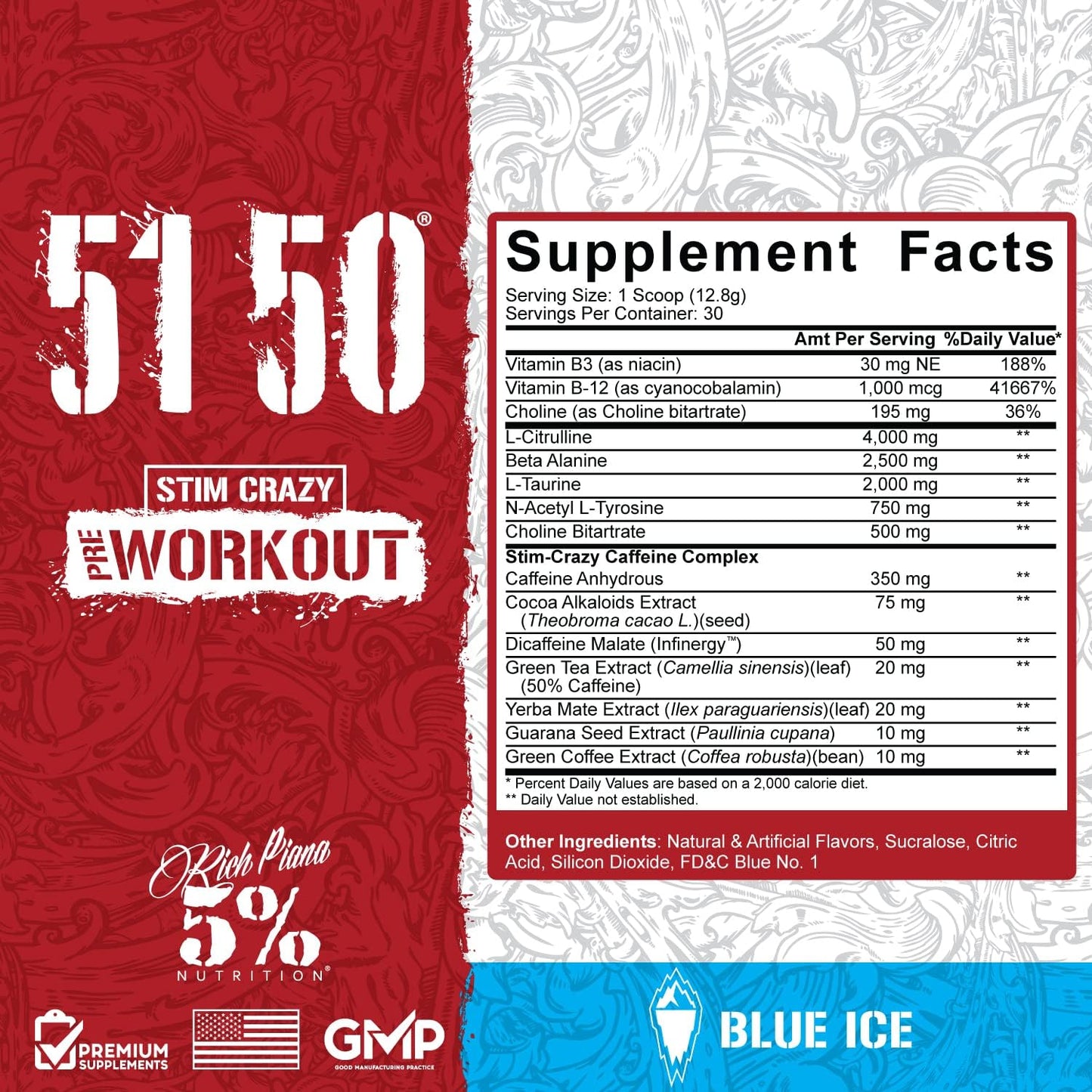 5% Nutrition 5150 High Stimulant Pre-Workout