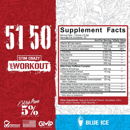 5% Nutrition 5150 High Stimulant Pre-Workout