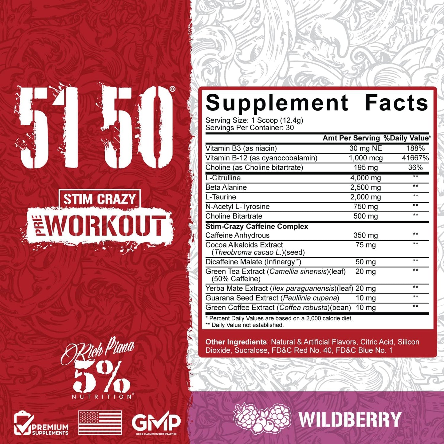 5% Nutrition 5150 High Stimulant Pre-Workout