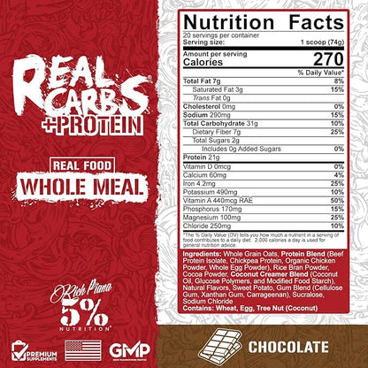 5% Nutrition Real Carbs + Protein