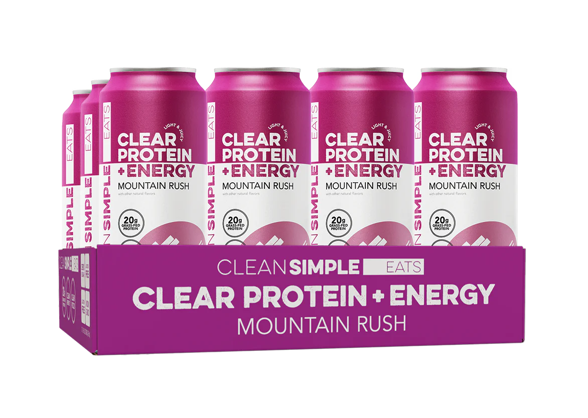 Clean Simple Eats Clear Protein Drink + Energy