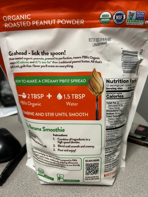 PB fit Organic Powder