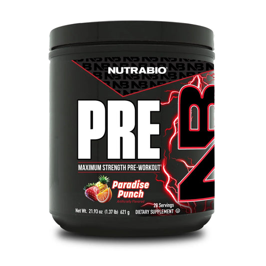 Nutrabio Pre Max Strength Pre-Work Caffeine