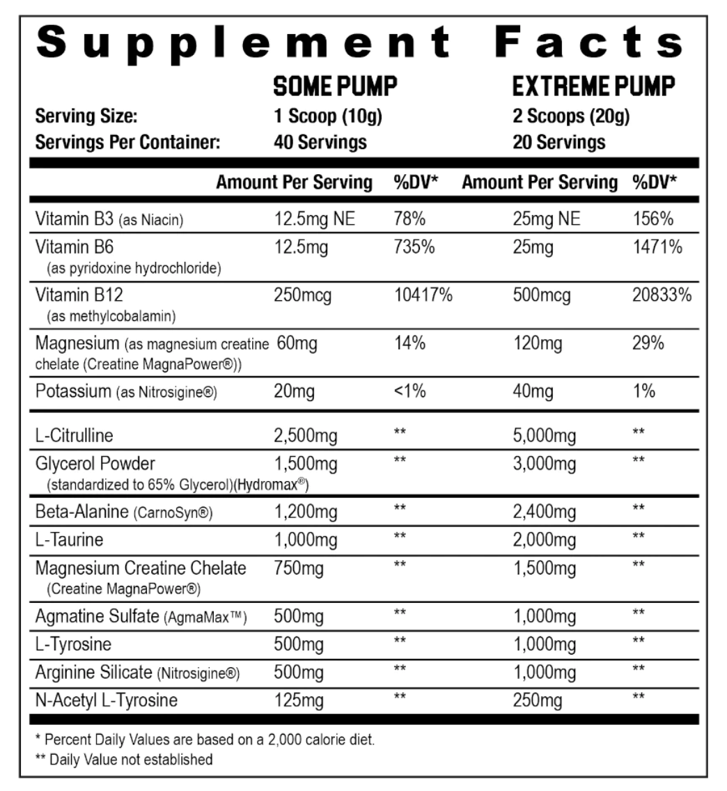 hydraulic v1 supp facts