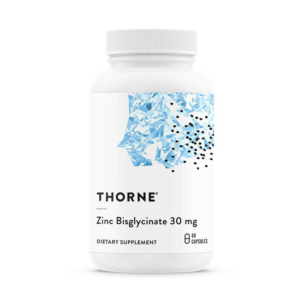 Thorne Zinc Bisglycinate 30 mg