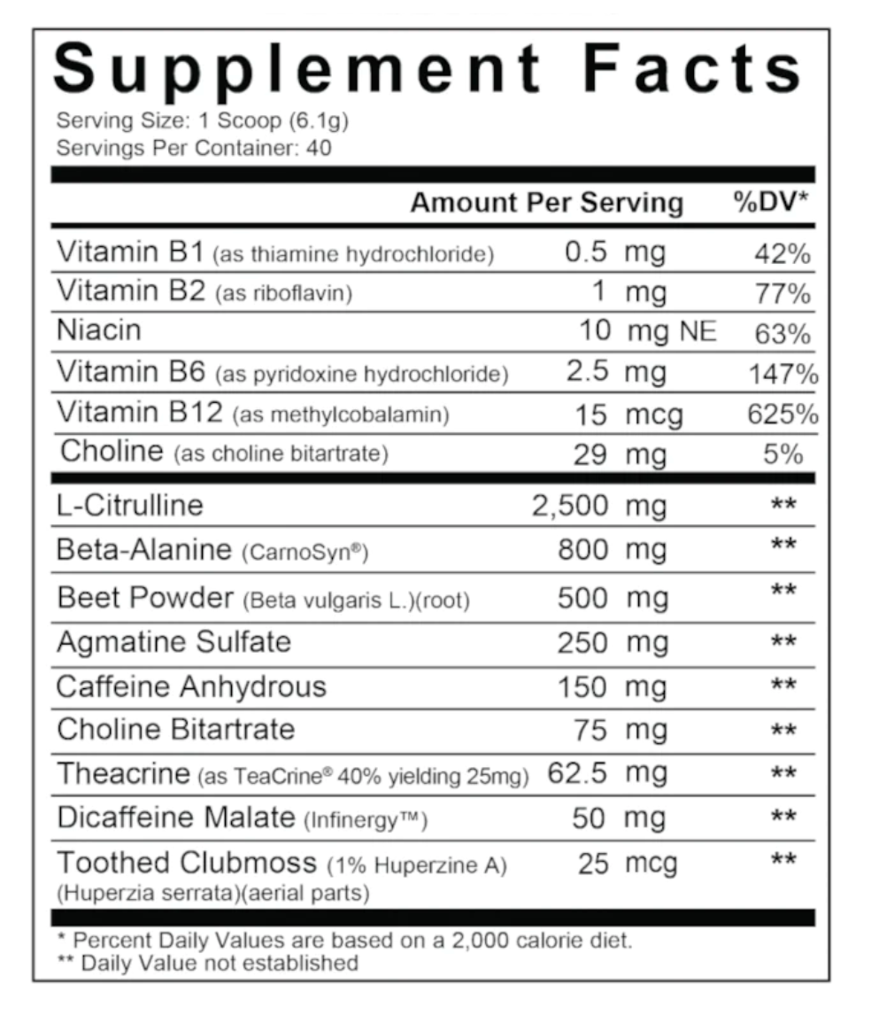 Axe & Sledge Ignition Switch PreWorkout Functional Nutrition